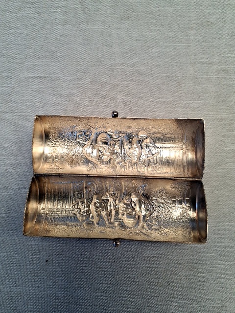Vintage Sølvplet Etui